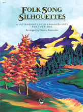 Folk Song Silhouettes piano sheet music cover